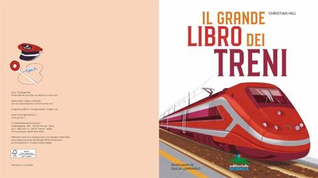 Il grande libro dei treni. Ediz. a colori - Christian Hill - 2