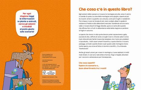 La montagna. Con più di 100 adesivi! Ediz. a colori - Agostino Traini - 2