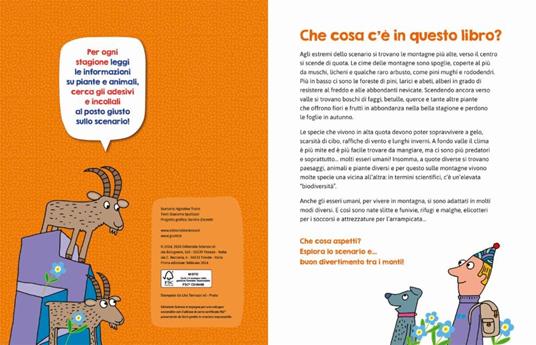La montagna. Con più di 100 adesivi! Ediz. a colori - Agostino Traini - 2