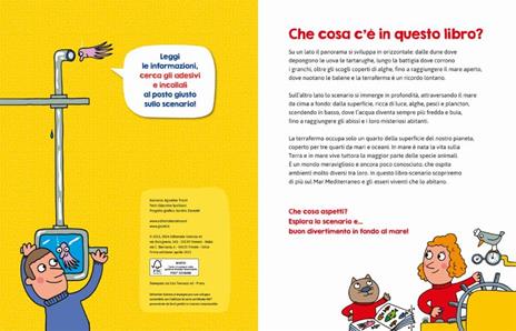 Il mare. Con più di 100 adesivi! Ediz. a colori - Agostino Traini - 2