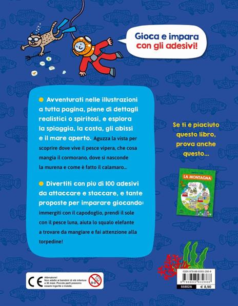 Il mare. Con più di 100 adesivi! Ediz. a colori - Agostino Traini - 5