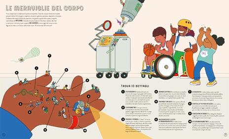 Il corpo umano. Guarda da vicino. Usa la lente magica per scoprire come siamo fatti. Ediz. a colori. Con lente d'ingrandimento - Isabelle Thomas - 4