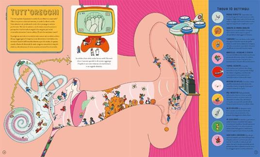 Il corpo umano. Guarda da vicino. Usa la lente magica per scoprire come siamo fatti. Ediz. a colori. Con lente d'ingrandimento - Isabelle Thomas - 6