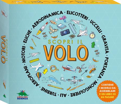 Scopri il volo. Ediz. a colori. Con 3 modellini da costruire - Nancy Dickmann - copertina