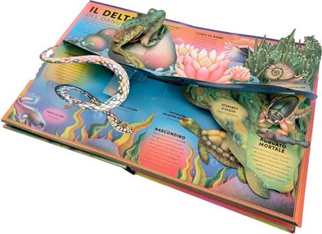 L'incredibile pop-up degli anfibi e altri e altri animali delle terre umide. Ediz. a colori - Ben Hoare - 2