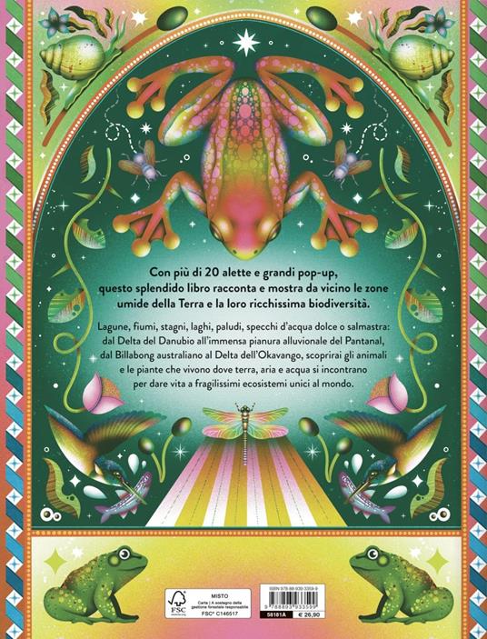 L'incredibile pop-up degli anfibi e altri e altri animali delle terre umide. Ediz. a colori - Ben Hoare - 5