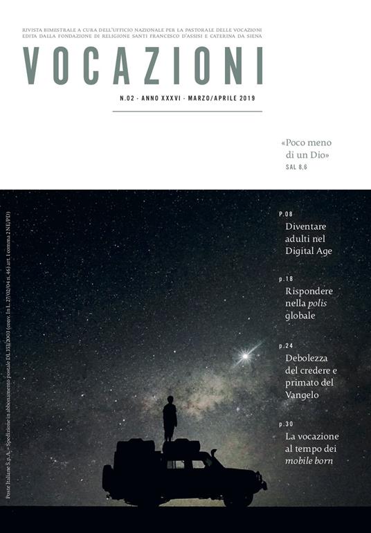 Vocazioni (2019). Vol. 2: Poco meno di un Dio (Marzo-Aprile). - copertina