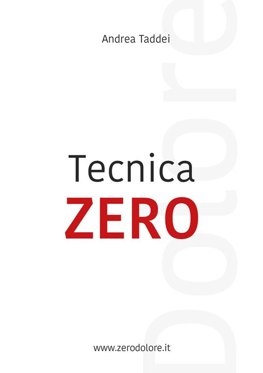 Tecnica zero dolore - Andrea Taddei - copertina