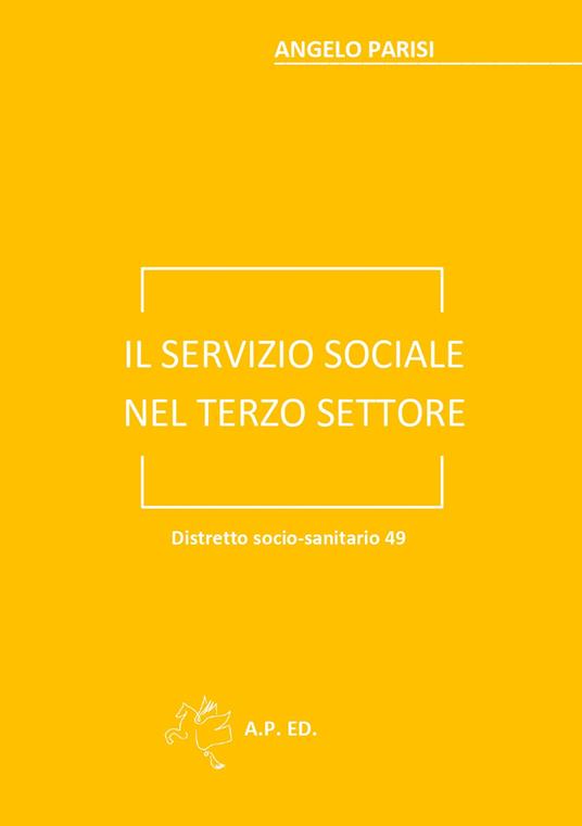 Il servizio sociale nel terzo settore. Distretto socio-sanitario 49 - Angelo Parisi - copertina
