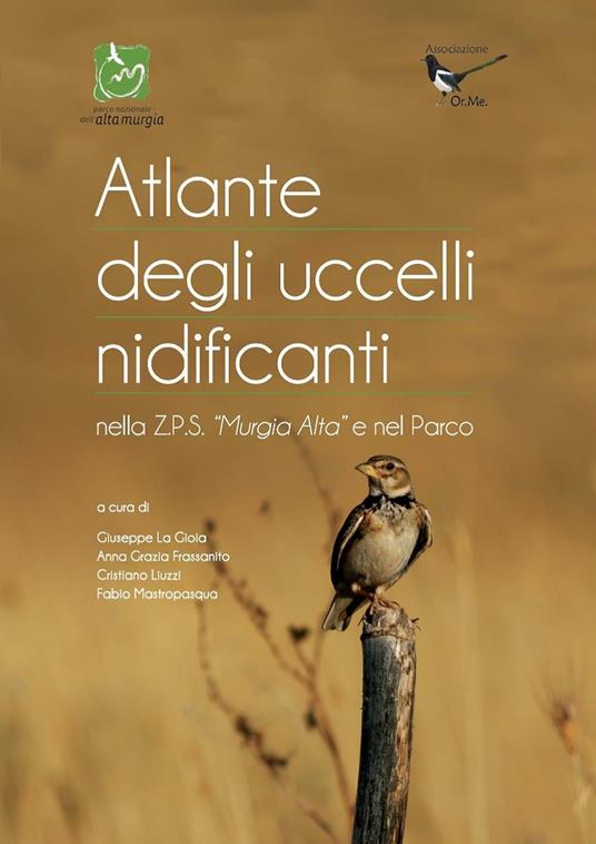 Atlante degli uccelli nidificanti nella Z.P.S. «Murgia alta» e nel parco - copertina