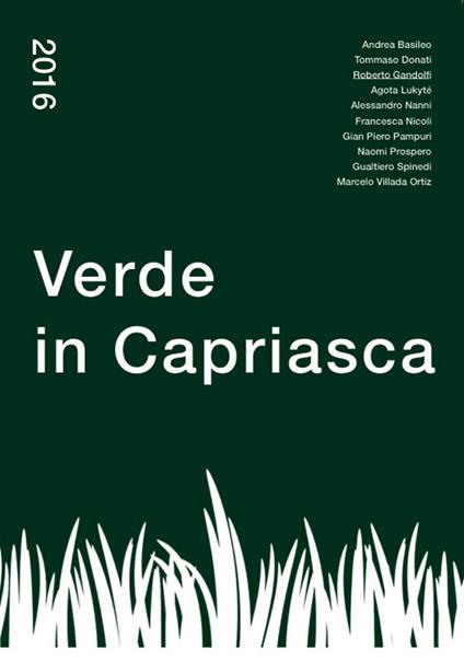 Verde in Capriasca - copertina