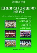 European club competitions (1965-1966)