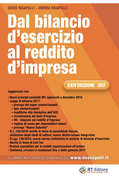 Dal bilancio d'esercizio al reddito d'impresa - Guido Vasapolli,Andrea Vasapolli - copertina
