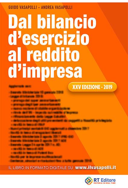 Dal bilancio d'esercizio al reddito d'impresa - Guido Vasapolli,Andrea Vasapolli - copertina