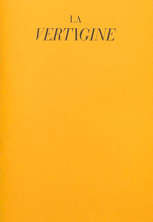 La vertigine - Federico Clavarino - copertina