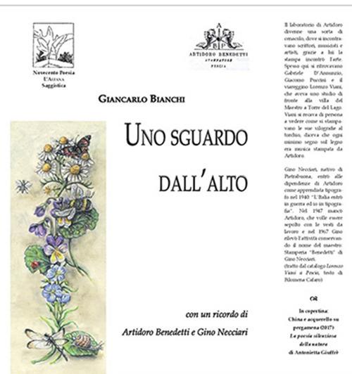 Uno sguardo dall'alto - Giancarlo Bianchi - copertina