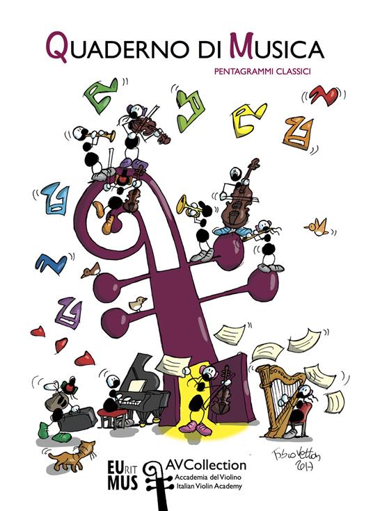 Quaderno di musica. Pentagrammi classici - copertina