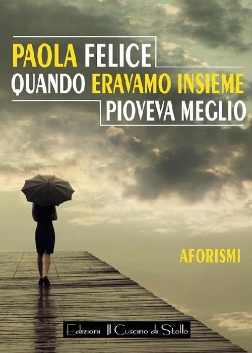 Quando eravamo insieme pioveva meglio - Paola Felice - copertina