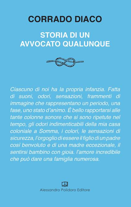 Storia di un avvocato qualunque - Corrado Diaco - copertina