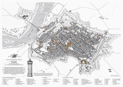 La città di Lodi nel Ducato di Milano. Veduta da ponente come si trovava verso la seconda metà del Settecento - Loreno Confortini - copertina