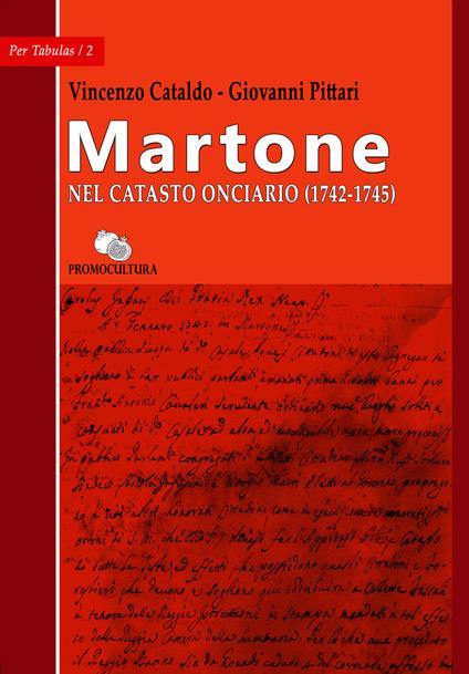 Martone nel catasto onciario (1742-1745) - Vincenzo Cataldo,Giovanni Pittari - copertina