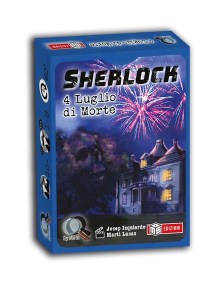 4 luglio di morte. Sherlock - Josep Izquierdo,Marti Lucas - copertina