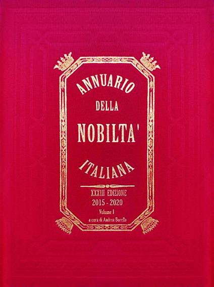 Annuario della nobiltà italiana (2015-2020) - copertina