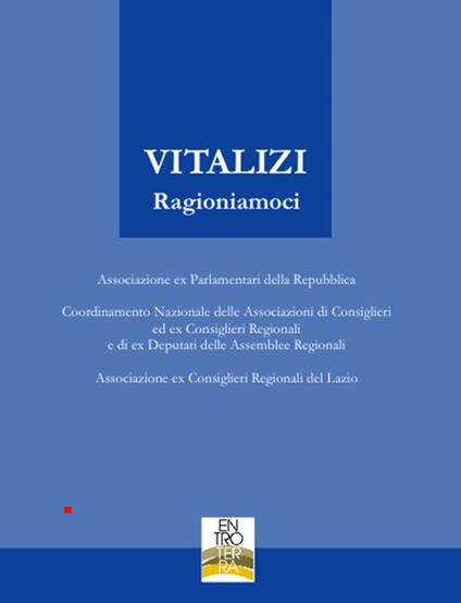 Vitalizi. Ragioniamoci - copertina
