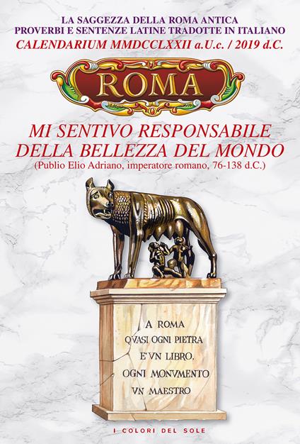 Calendario Roma 2019 - copertina