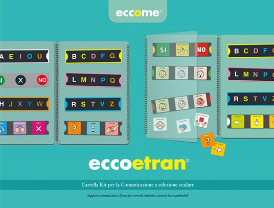 EccoEtran. Cartella kit per la comunicazione a selezione oculare. Ediz. multilingue - copertina