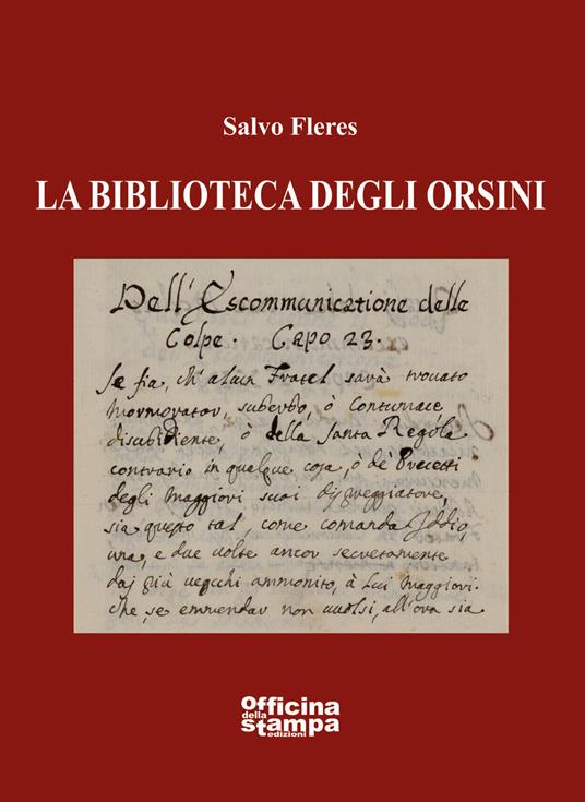 La biblioteca degli Orsini - Salvo Fleres - copertina