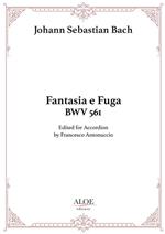 Fantasia e fuga BWV 651. For accordion. Ediz. per la scuola