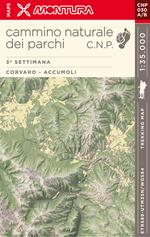 Trekking Map. Cammino naturale dei parchi. 3ª settimana: Corvaro - Accumoli