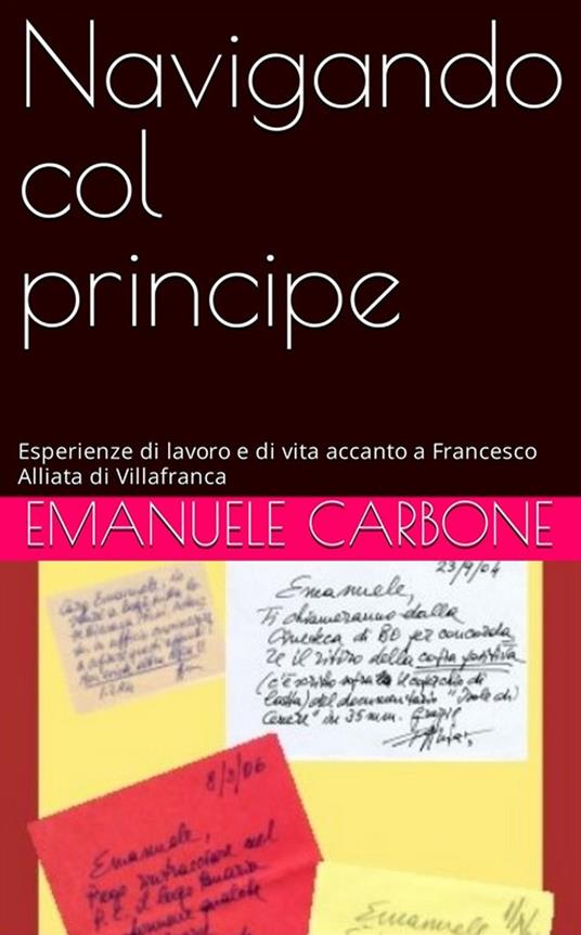 Navigando col principe - Emanuele Carbone - copertina