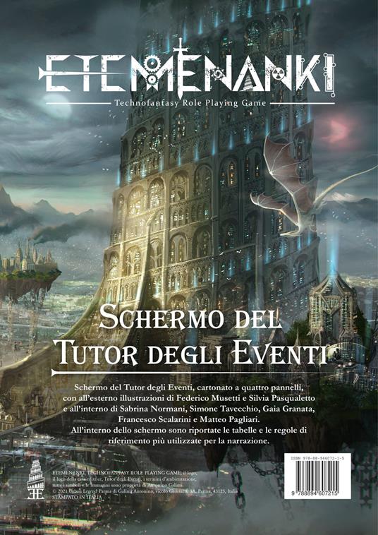 Etemenanki RPG. Schermo del tutore degli eventi - Gilgamesh - copertina
