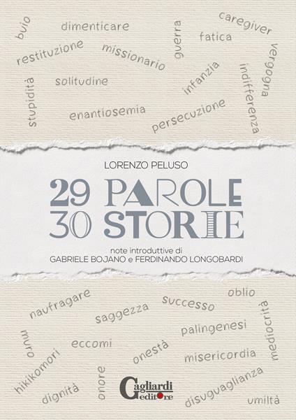 29 parole 30 storie - Lorenzo Peluso - copertina