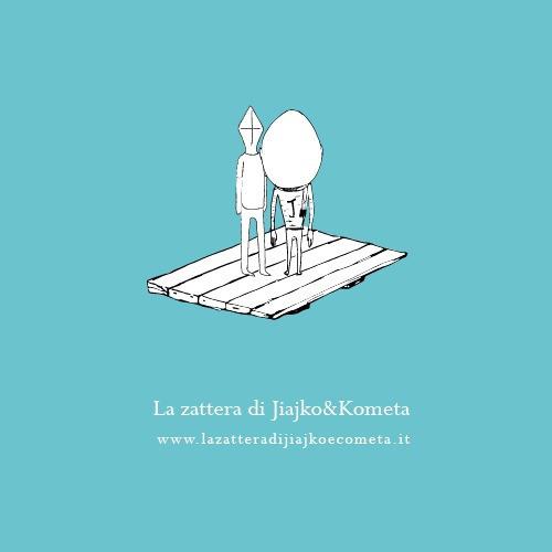 La zattera di Jajko e Kometa - Elena Bellantoni,Raffaele Fiorella - copertina