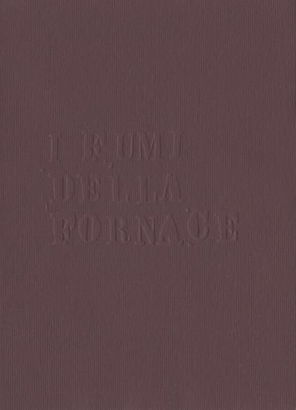 Quaderno del transito. Catalogo della seconda edizione dei Fumi della fornace - copertina