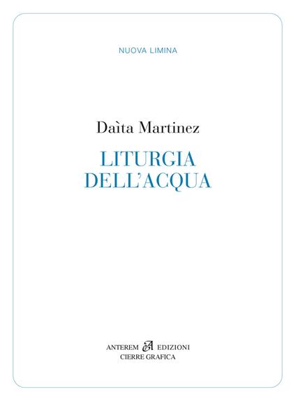 Liturgia dell'acqua - Daìta Martinez - copertina