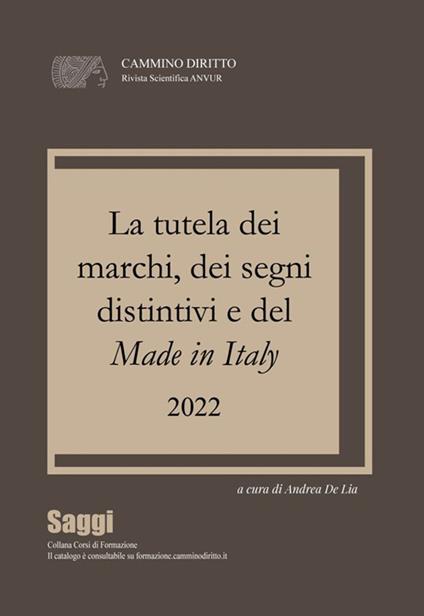 La tutela dei marchi, dei segni distintivi e del made in Italy - copertina