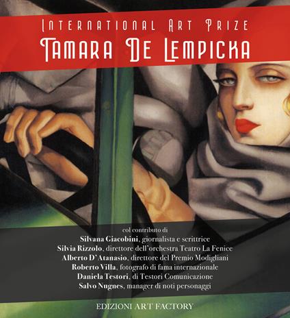 International art prize Tamara de Lempicka - copertina
