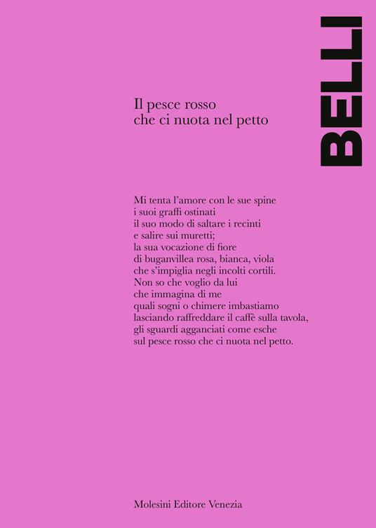 Il pesce rosso che ci nuota nel petto - Gioconda Belli - copertina