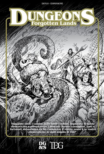 Dungeons. Forgotten Lands - Simone Anselmi - copertina