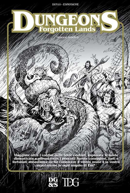 Dungeons. Forgotten Lands - Simone Anselmi - copertina