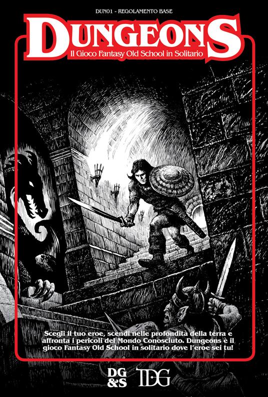 Dungeons. Il gioco di ruolo fantasy old school in solitario. Con Contenuto digitale per download e accesso online - Shane Garvey - copertina