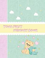 Your first memory book. Girl version