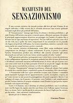 Manifesto del Sensazionismo