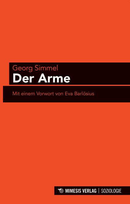 Der Arme - Georg Simmel - copertina