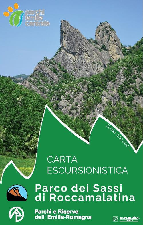 Carta Escursionistica. Parco dei Sassi di Roccamalatina. Scala 1:10.000 - copertina