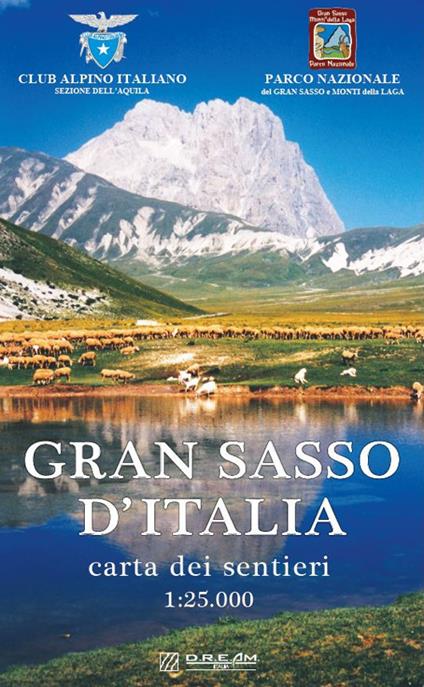 Gran Sasso d'Italia. Carta dei sentieri. Scala 1:25.000 - copertina